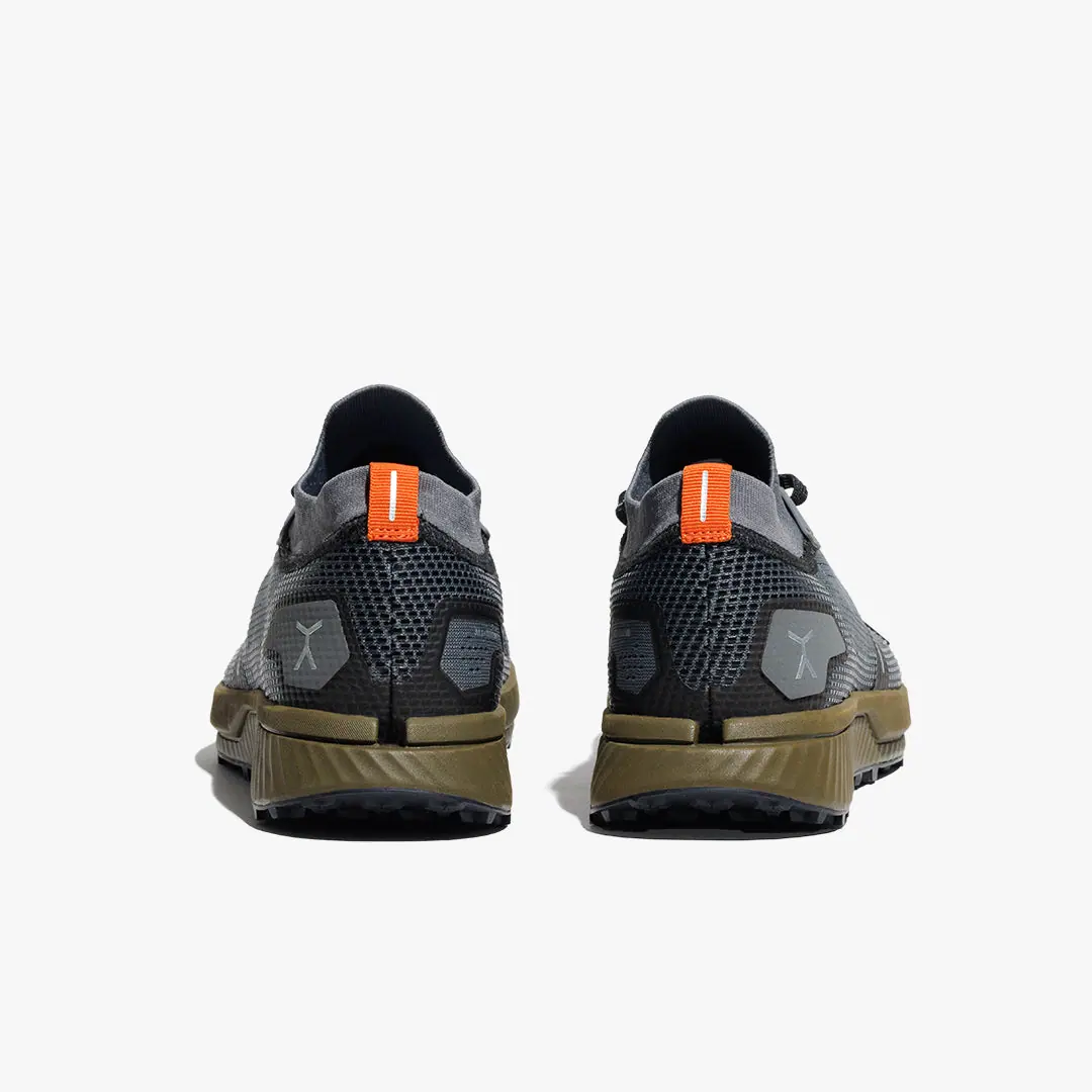 Босоногие кроссовки Flux Adapt Trail Runner — серый, оливковый и оранжевый, фото 5