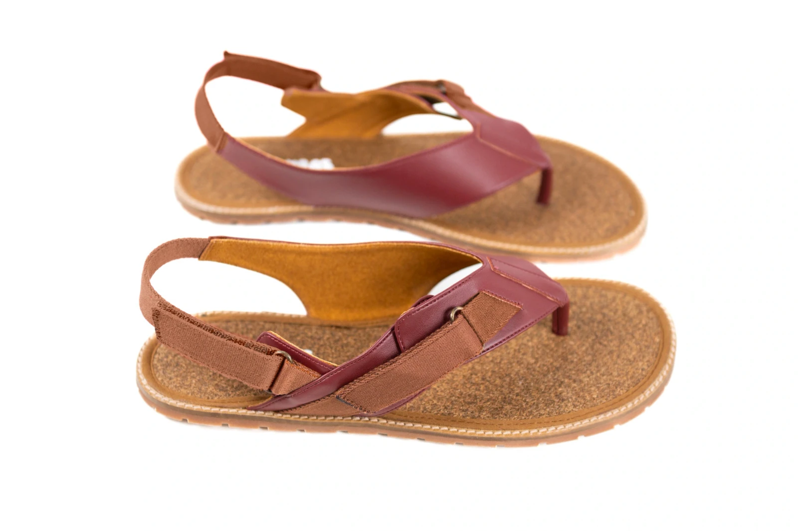 Босоногие сандалии Sambas the bambas Vesta — бордовые, фото 13