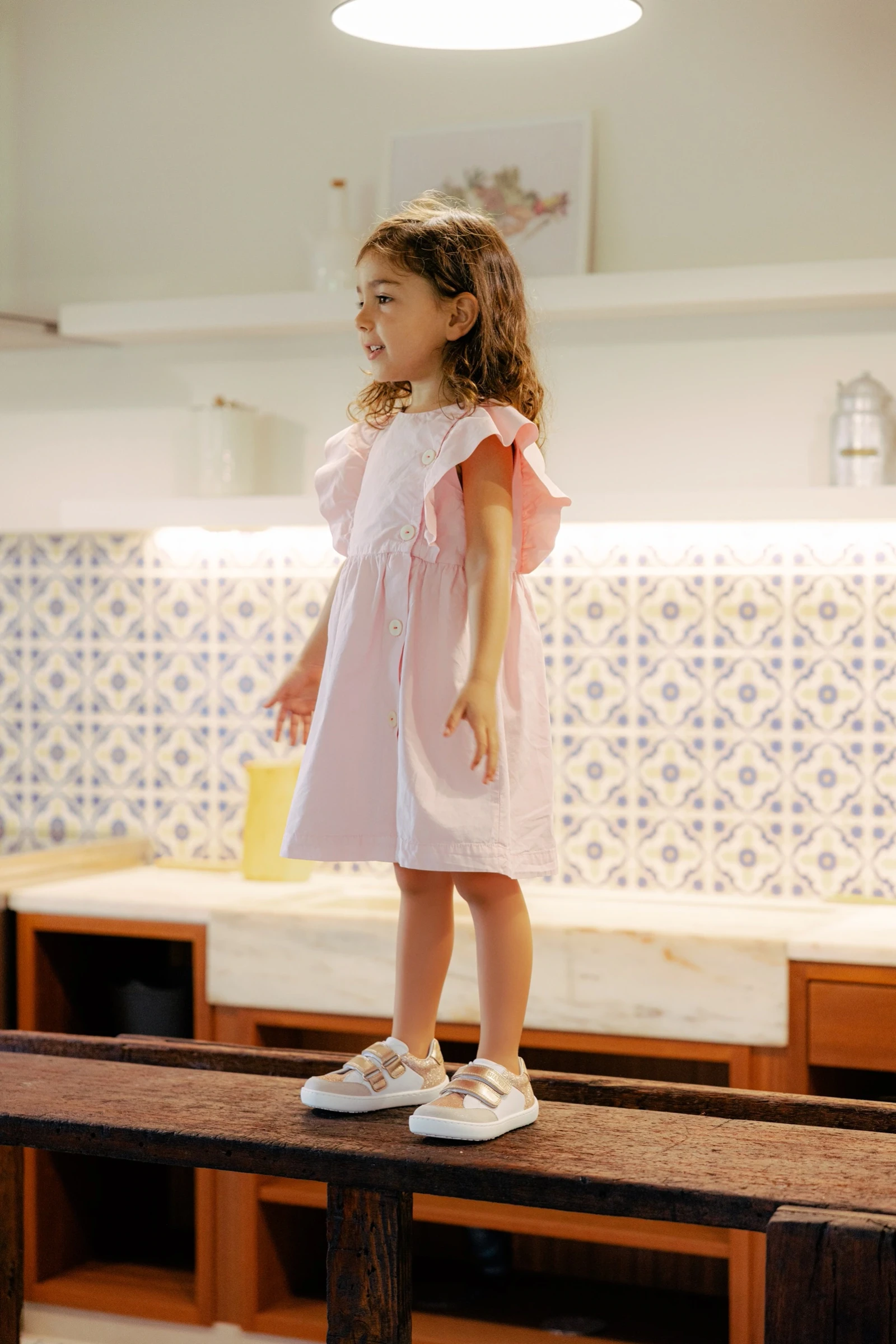 Босоногие кроссовки Shapen CHARM Mini — розовое золото, фото 2