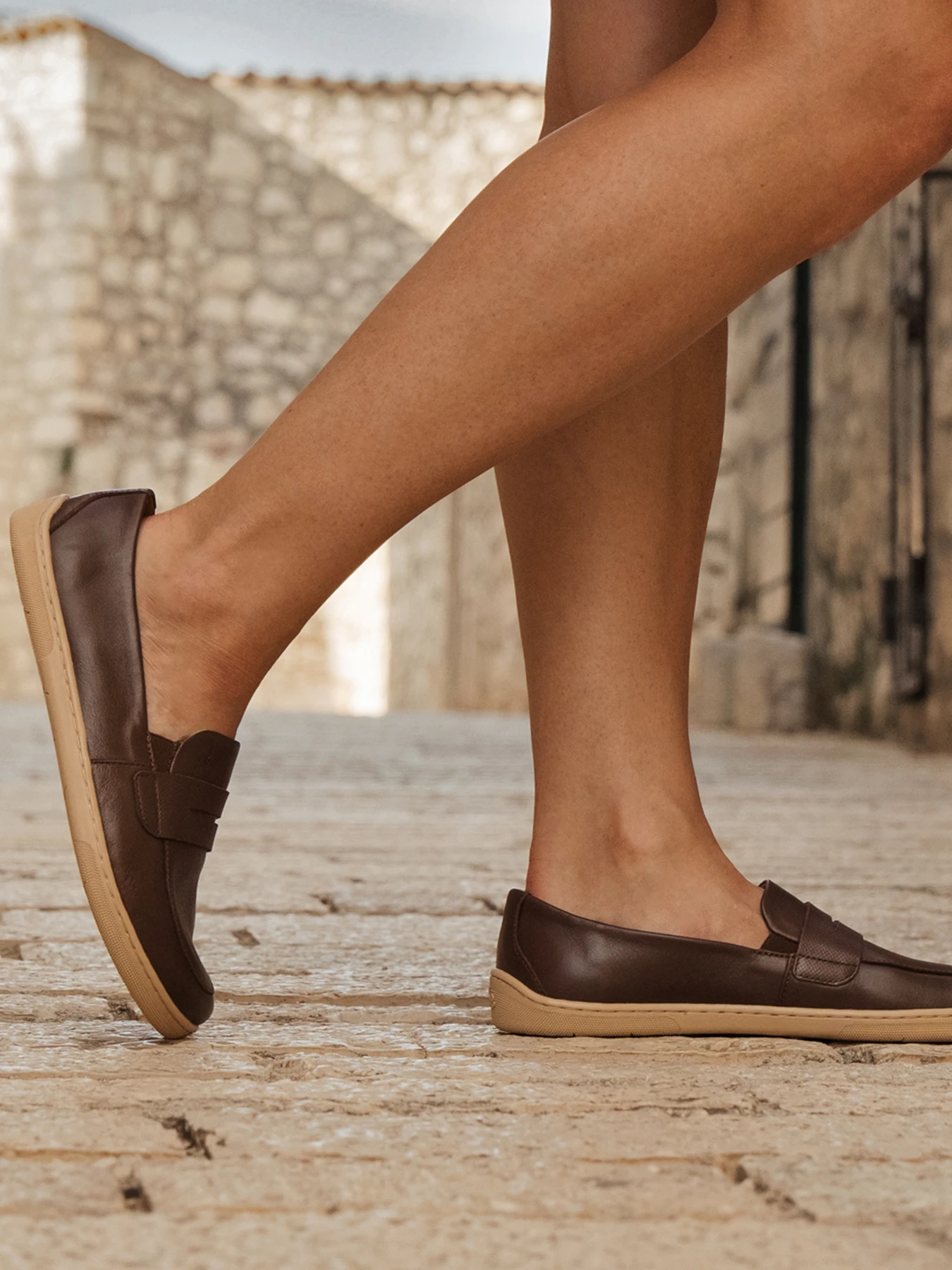 Босоногие мокасины Be Lenka Buena - тёмно-коричневый и бежевый, фото 2