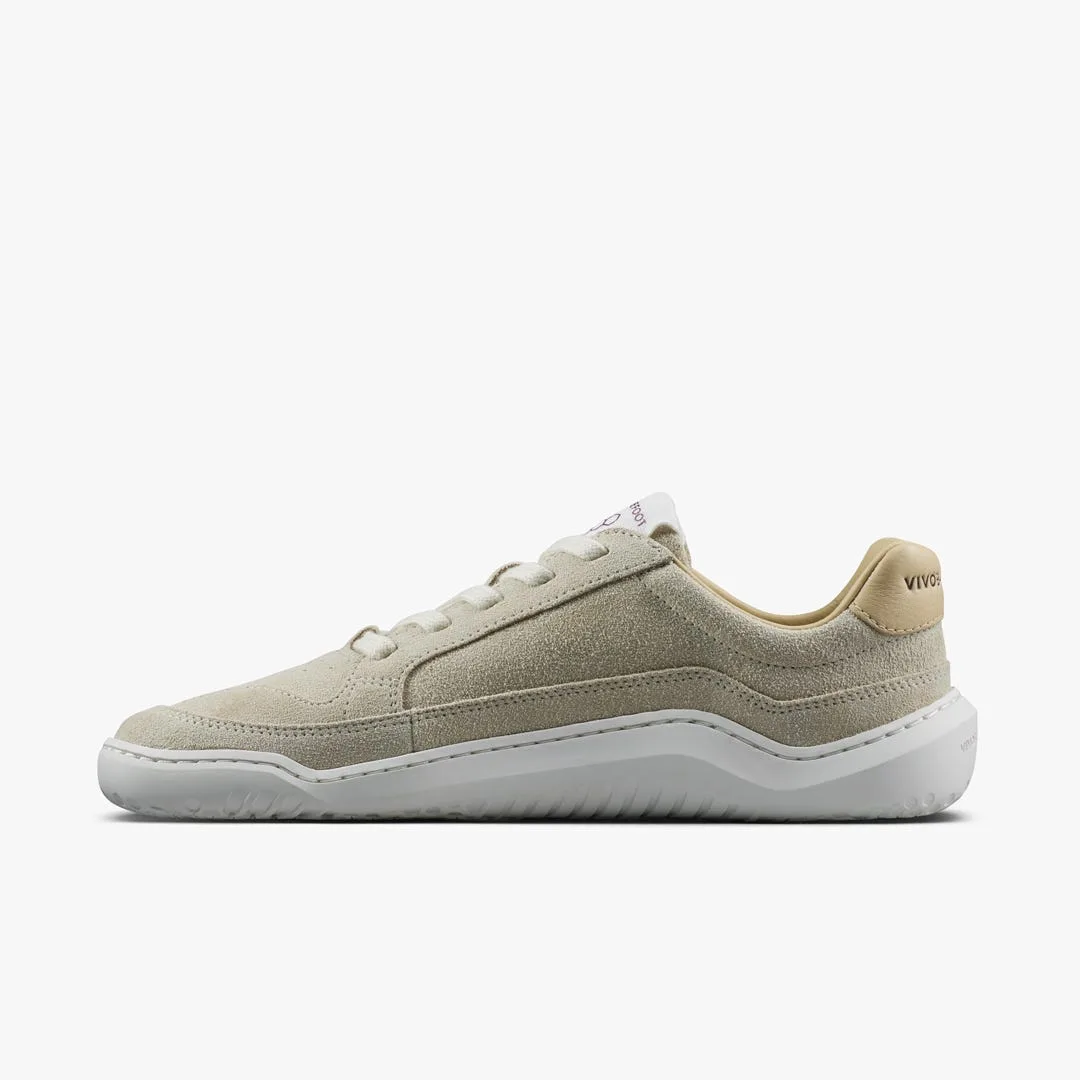 Кроссовки Vivobarefoot Gobi III Sneaker Leather — мужская модель, песочный с бордовым, фото 3