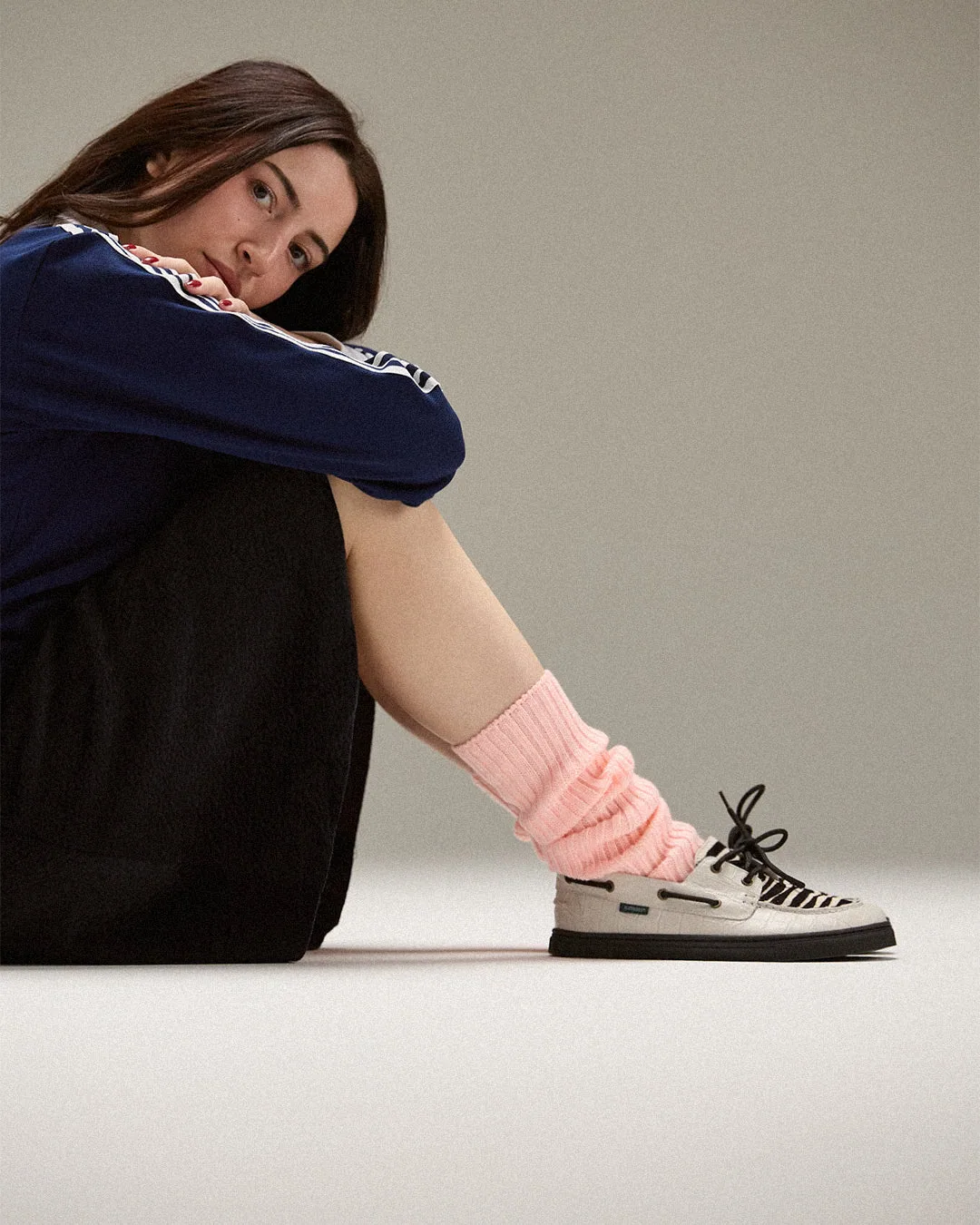 Босоногие топсайдеры Flamingos’ Life Zero Boat — молочный и песочный, фото 7