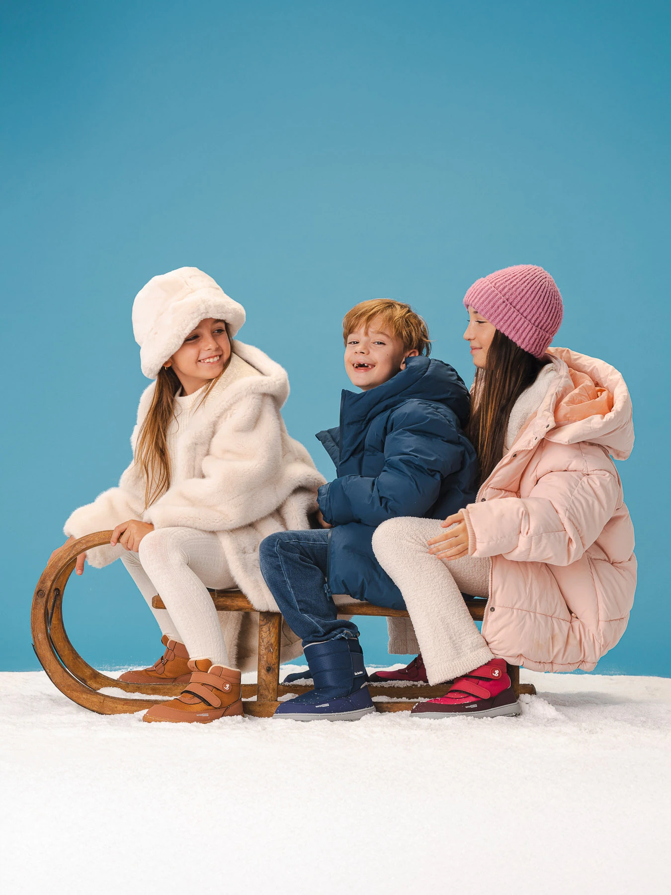 Детские босоногие ботинки Be Lenka Zippu Junior - ягодный и серый, фото 10