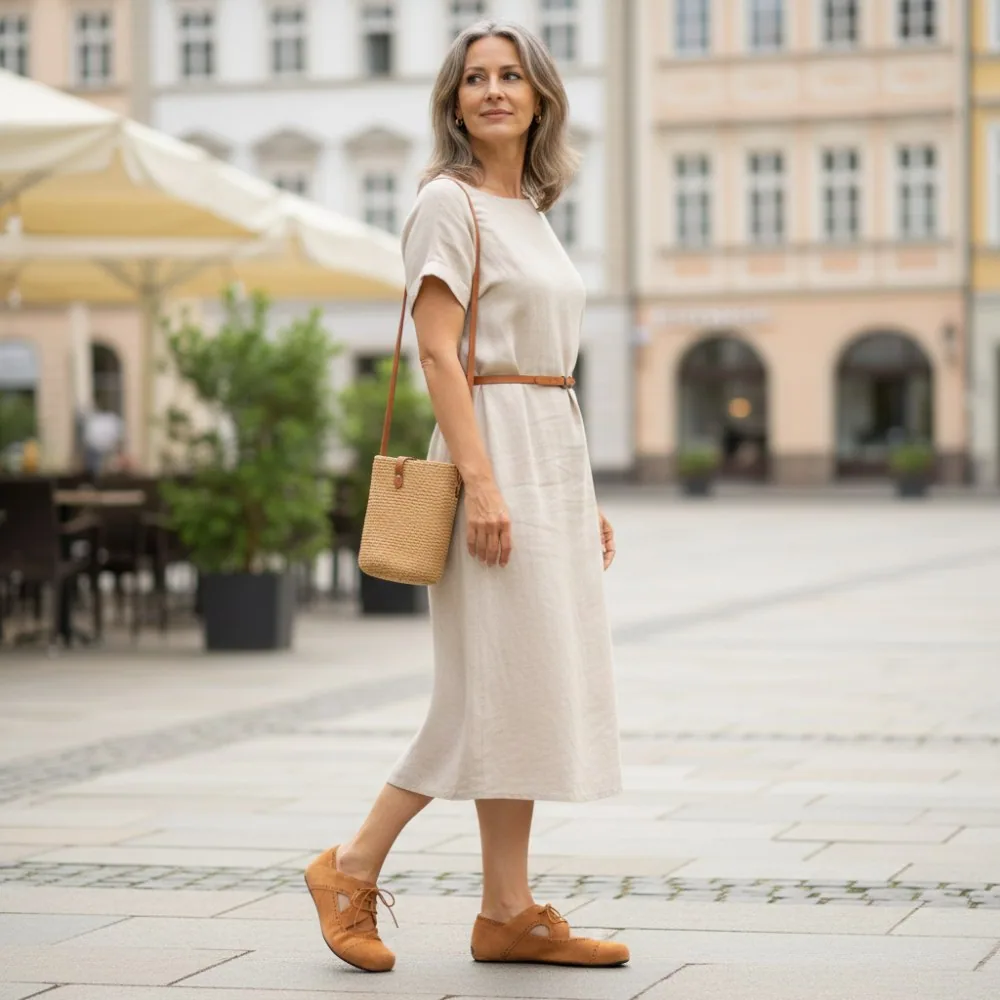 Женские полуботинки ZAQQ QASUAL Brown (коричневый цвет), фото 8