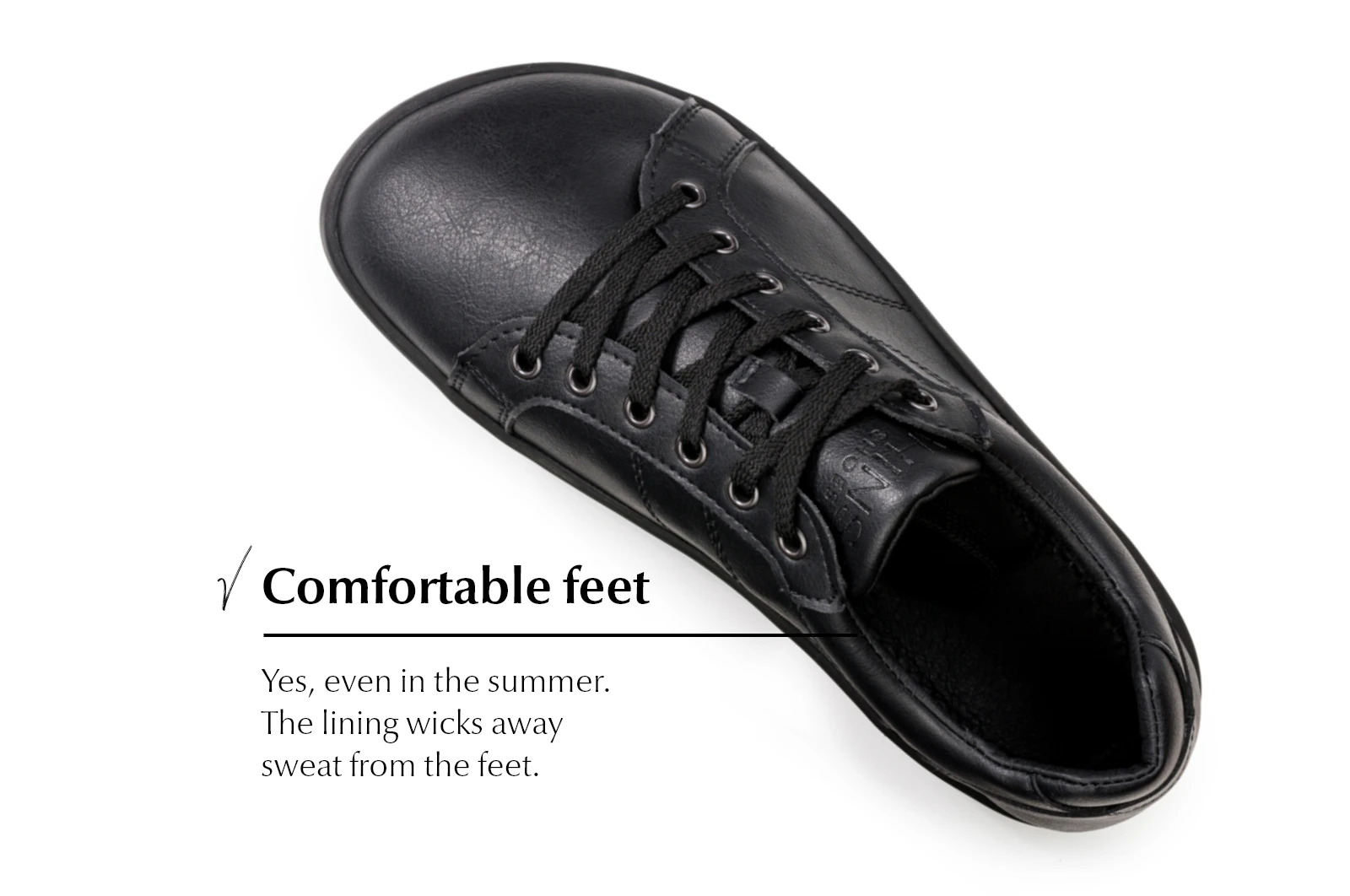Кроссовки Ahinsa Pura 2.0 Barefoot — чёрный, фото 8