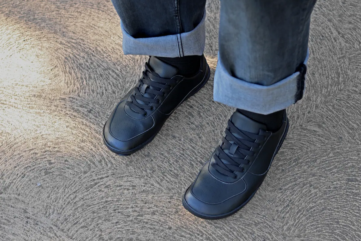 Босоногие кеды Paperkrane BLACK LOW — детские, фото 7