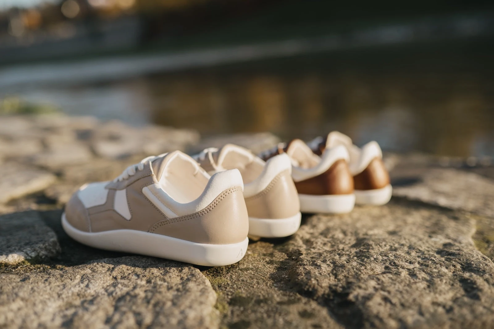 Кроссовки Ahinsa Yuva Barefoot — бежевый и белый, фото 11