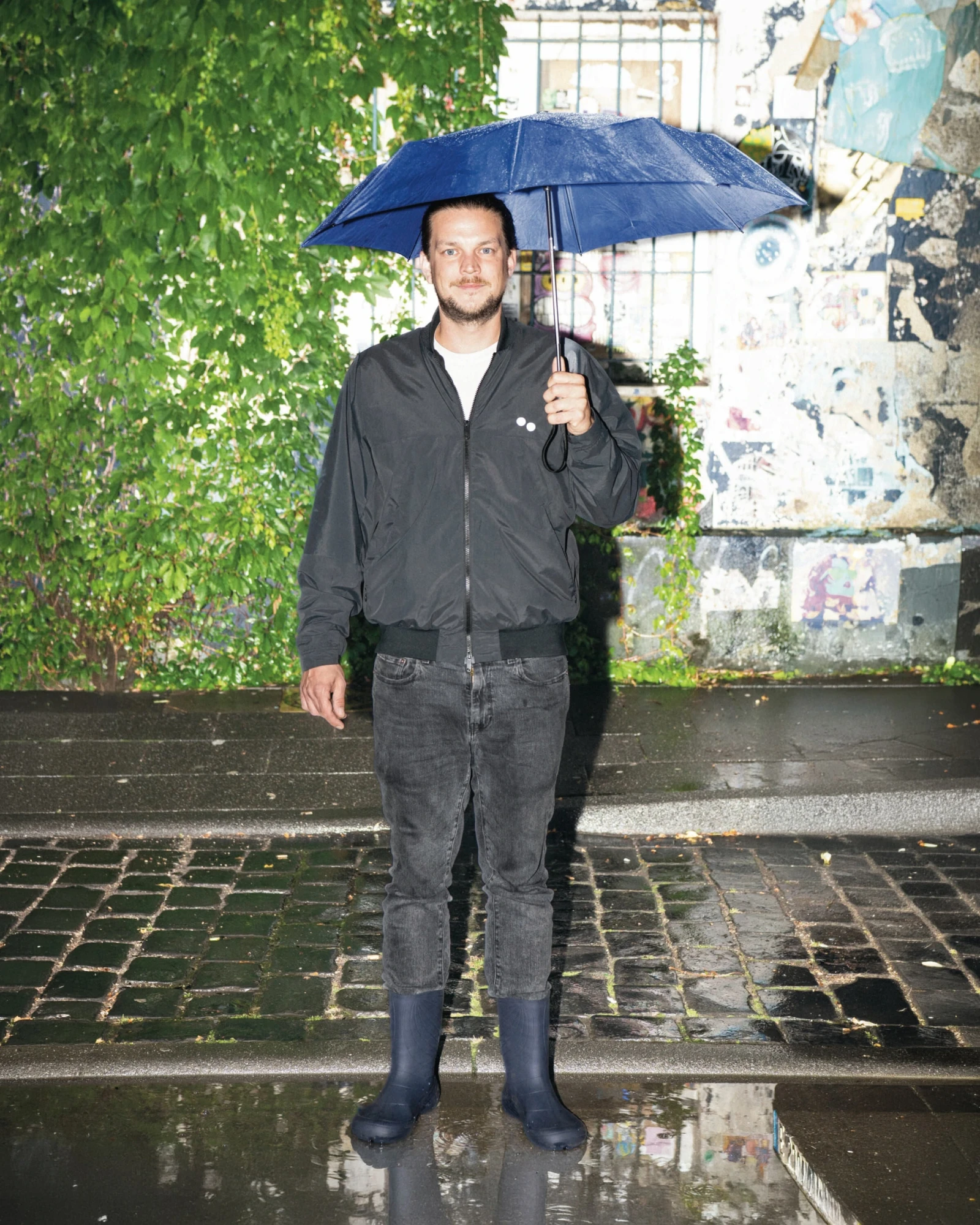 Босоногие резиновые сапоги Wildling Ranidae — индиго, фото 2