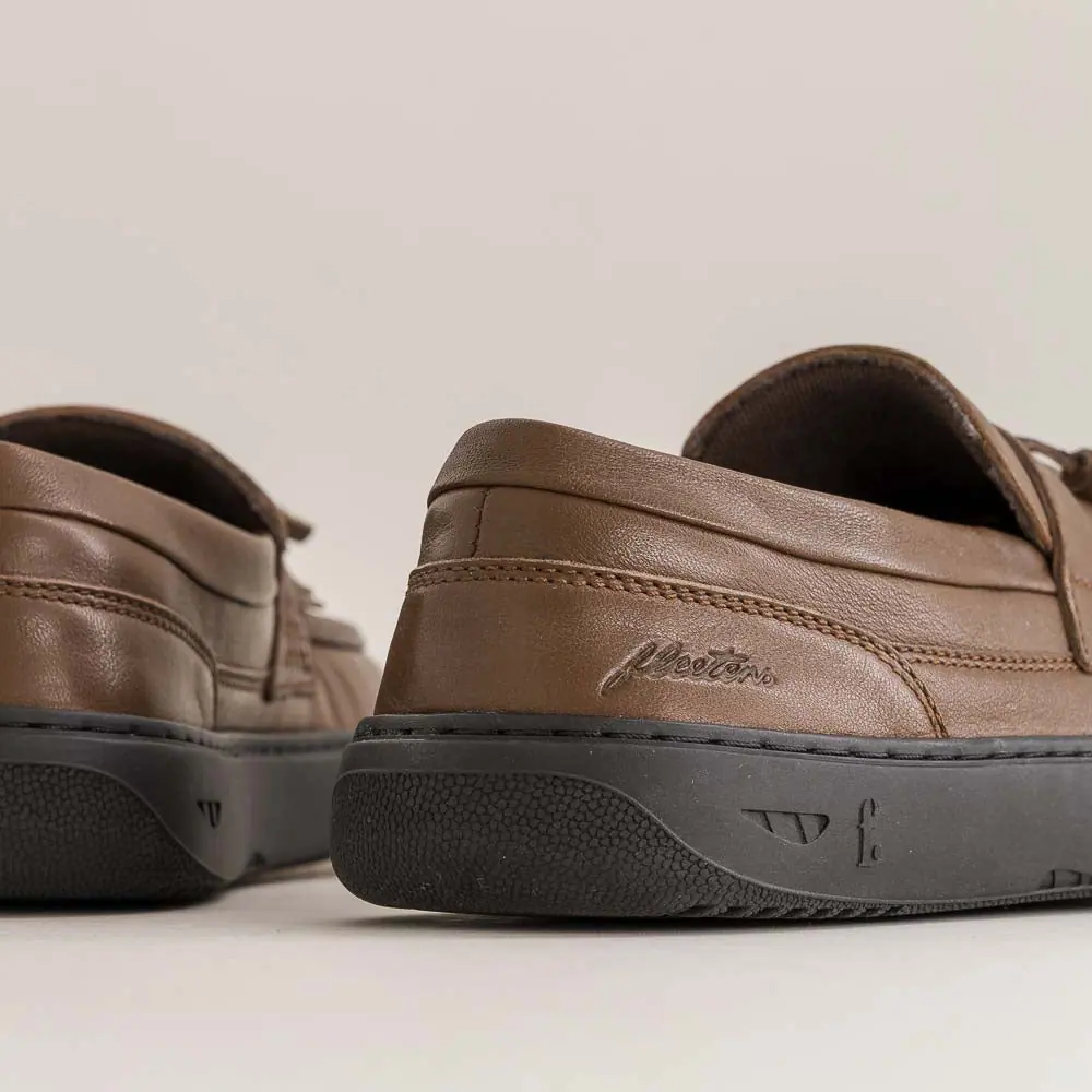 Босоногие лоферы Fleeters Plum — кофейный чёрный, фото 6