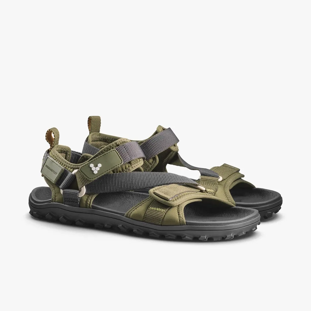 Сандалии Vivobarefoot Tracker Ora Sandal — мужская модель, тёмно-оливковый, фото 4