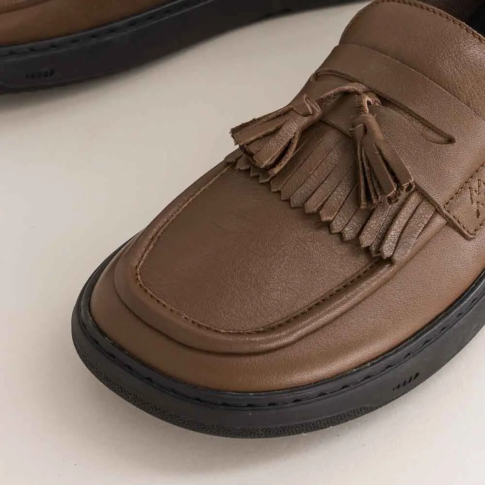 Босоногие лоферы Fleeters Plum — кофейный чёрный, фото 8