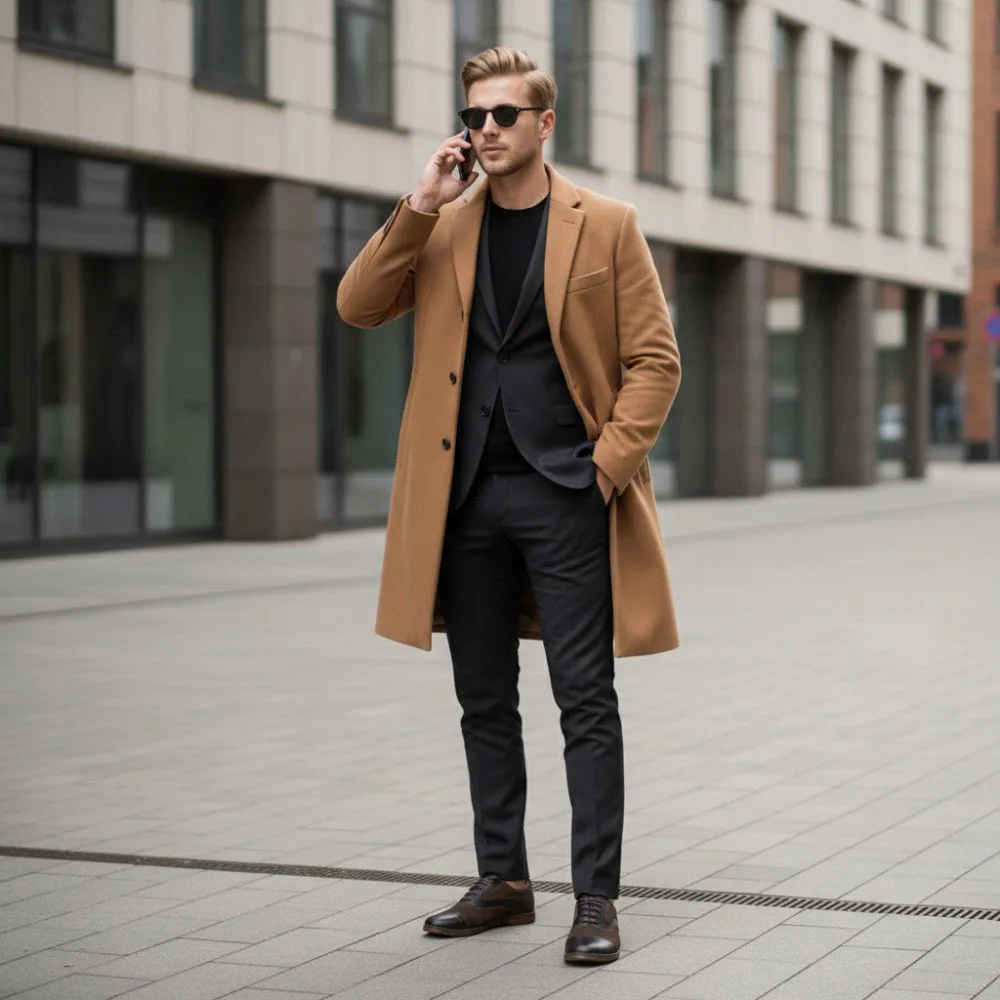 Мужские туфли ZAQQ QENTLE Dark Brown (тёмно-коричневый цвет), фото 7