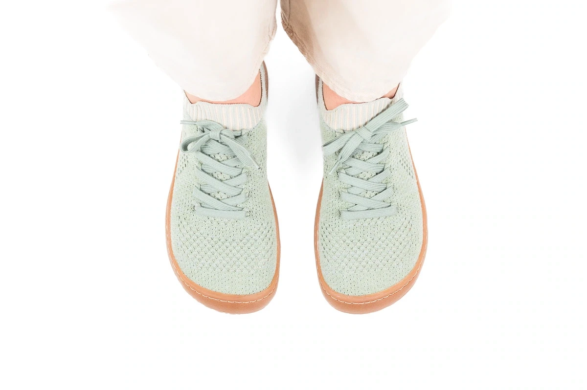 Босоногие кроссовки Sambas the bambas Essence Ayla — мятные, фото 13