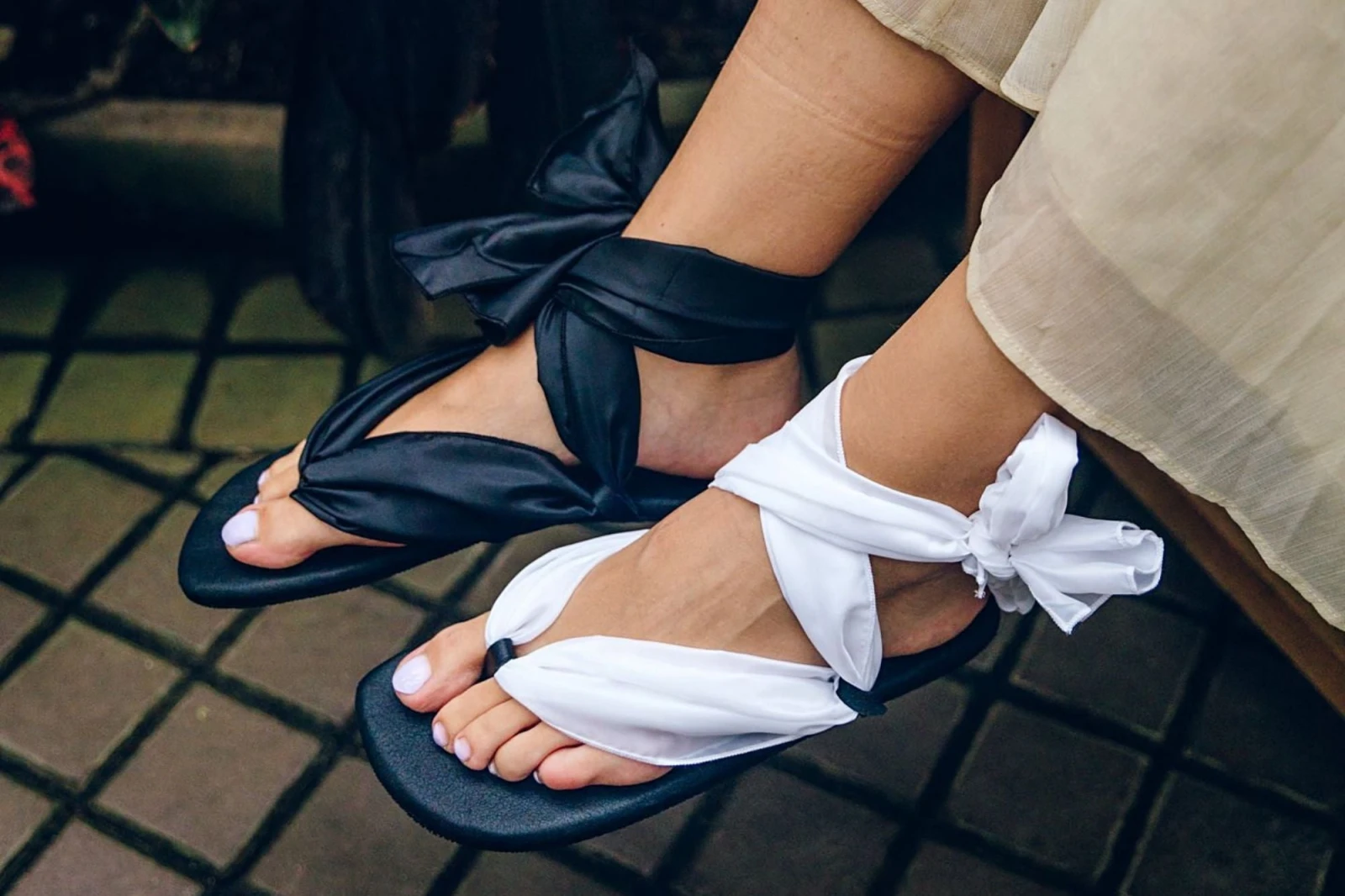 Сандалии Ahinsa с завязками Barefoot — чёрный, фото 18