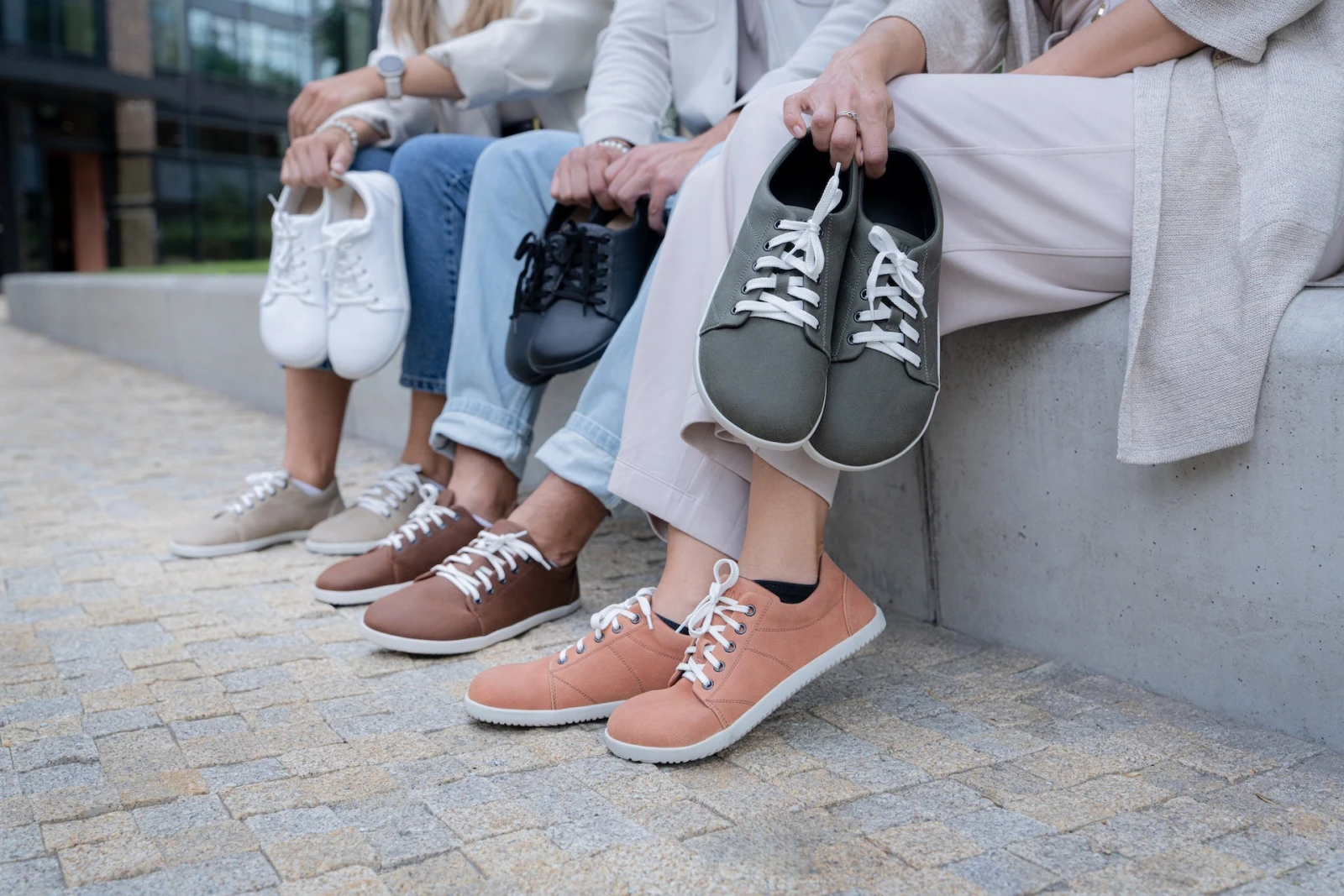Кроссовки Ahinsa Vida Barefoot — оливковый, фото 14