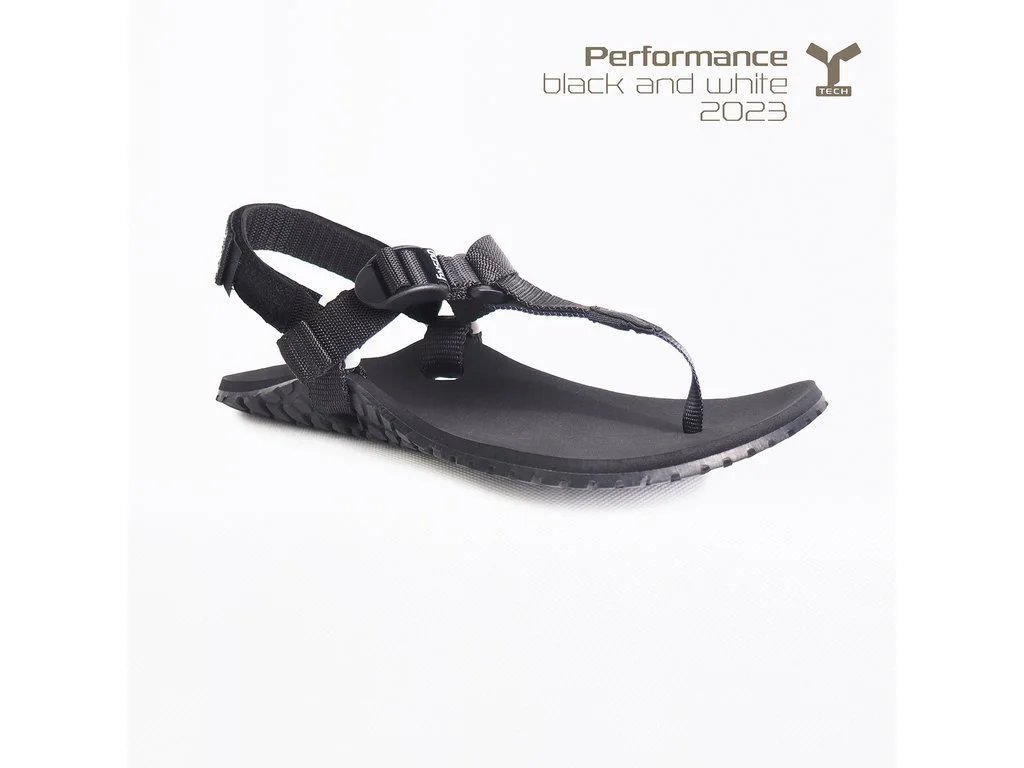 Босоногие сандалии Bosky Performance Black and White Y-tech, фото 5